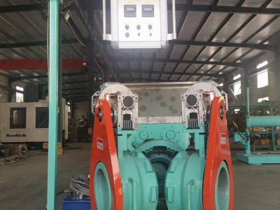 裕元橡塑機械-150熱喂料過濾機-雙機頭圖1